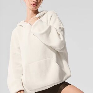 Topshop Women's White Hoodie
